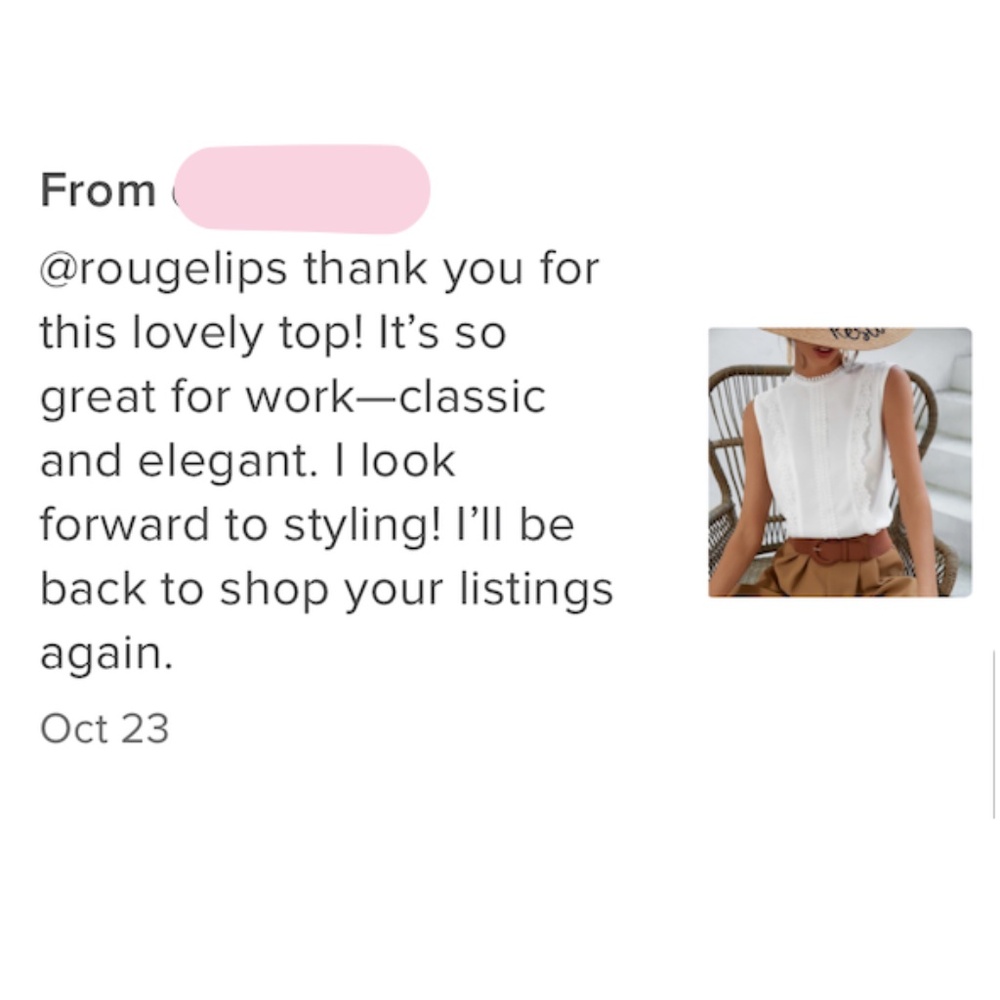 White Elegant Sleeves Top Stand Collar, Trim Embroidered Floral Pattern - Picture 8 of 8